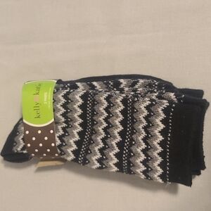 𝅺nwt Kelly & Katie 2 pair crew socks
